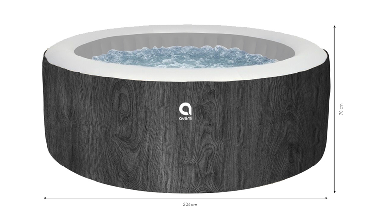 Baseny i materace - Jacuzzi Basen Ogrodowy Spa Avenli Vancouver 204cm x 70cm (10)