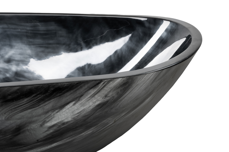 Wanny wolnostojące - Wanna wolnostojąca PREMIUM Lowa 180 x 85 cm czarna (8)