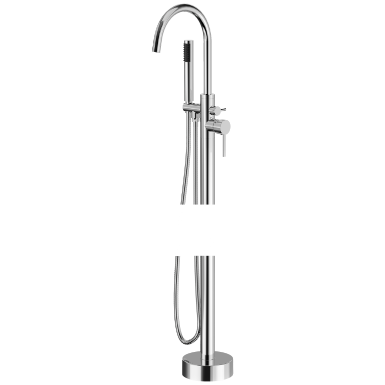 Łazienka - Bateria Wannowa Wolnostojąca Chrom 3557C (1)