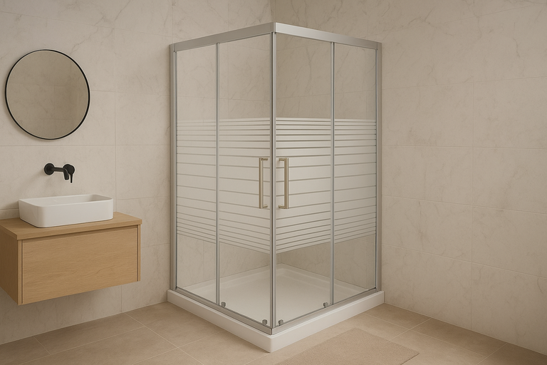 Brodziki prysznicowe - Kabina prysznicowa Corciano 90x90x185 cm (2)