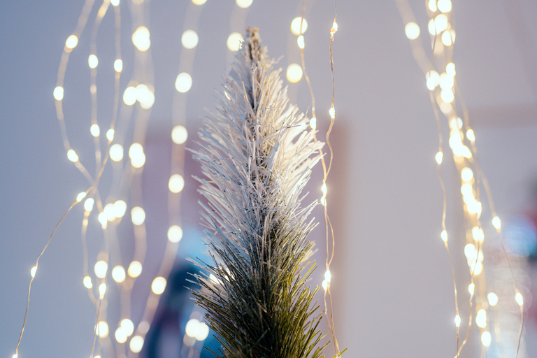 Boże Narodzenie - Sosna z brokatem biała 220 cm  CHOINKA SZTUCZNA  (11)