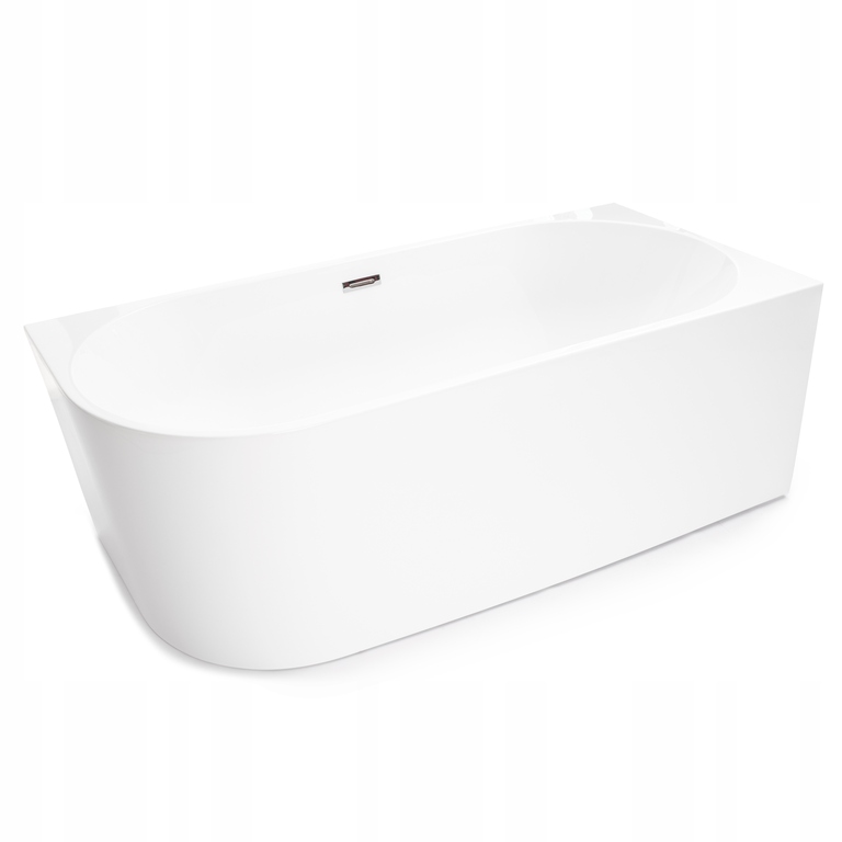 Wanny wolnostojące - Wanna wolnostojąca przyścienna NAROŻNA PULA PRAWA 170 x 75 x 58 cm biała system przelewowy centralny (5) Wanny wolnostojące - Wanna wolnostojąca przyścienna NAROŻNA PULA PRAWA 170 x 75 x 58 cm biała system przelewowy centralny (5)