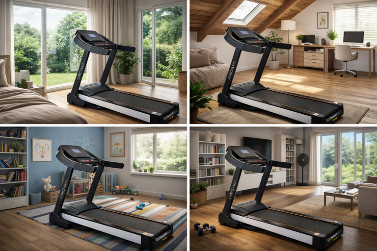 Bieżnie elektryczne - Bieżnia elektryczna domowa CORCIANO FORZA składana (5)