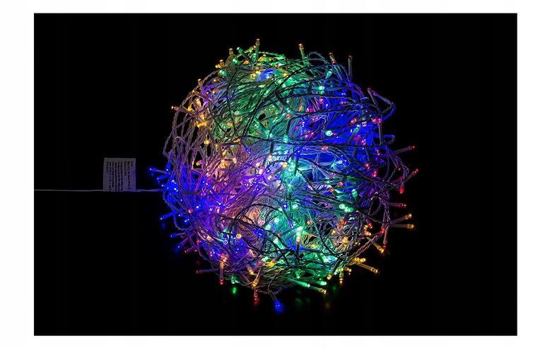 Lampki choinkowe - Lampki Sople Zewnętrzne 150LED 5M Multikolor CH36 EUROHIT Christmas EAN 5901721051614 (3)