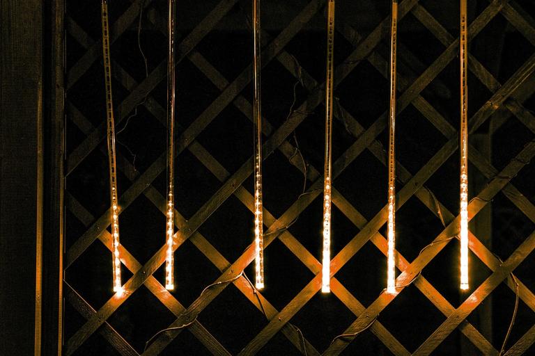 Lampki choinkowe - Lampki Meteory Zewnętrzne 250LED 5M Białe Ciepłe CH36 EUROHIT Christmas (7)