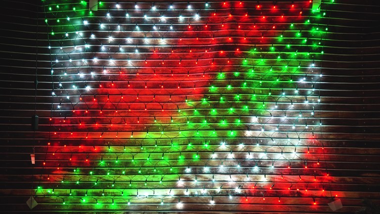 Boże Narodzenie - Kurtyna 324 LED do użytku zewnętrznego i wewnętrznego (9)