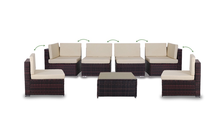 Meble ogrodowe - Zestaw Mebli Ogrodowych PEDRO Narożnik Typu  Meble ogrodowe - Zestaw Mebli Ogrodowych PEDRO Narożnik Typu