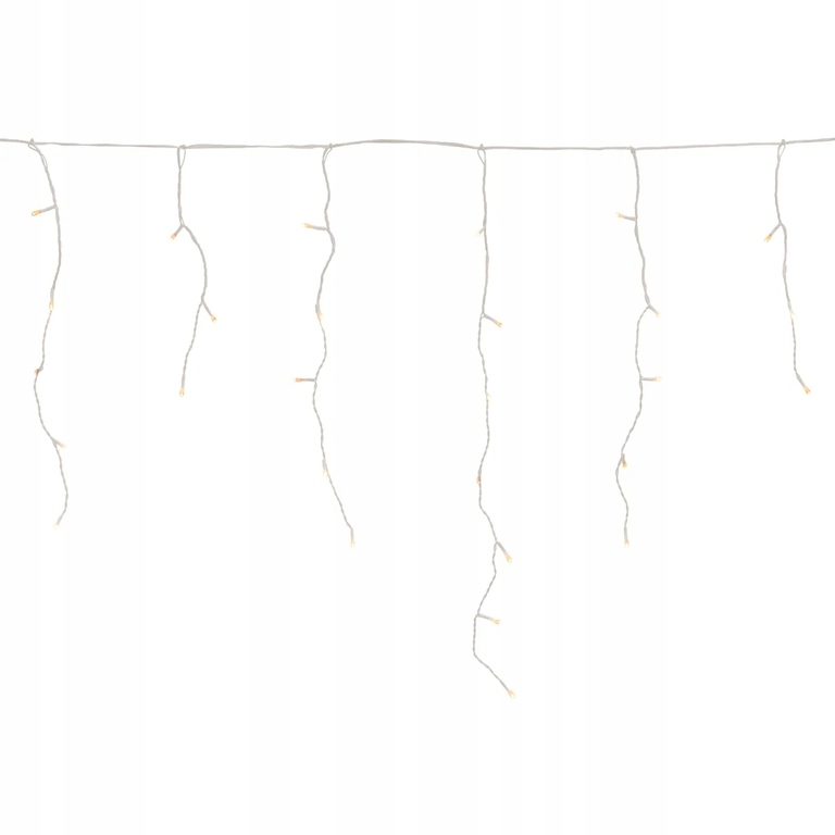 Boże Narodzenie - Sople 300 LED programator 8 funkcji ciepły biały (3)