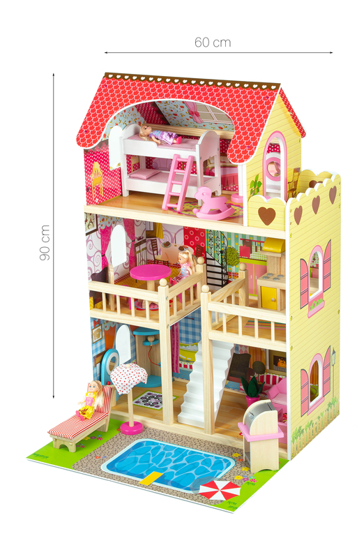 Zabawki  - Drewniany domek dla lalek (2) Zabawki  - Drewniany domek dla lalek (2)