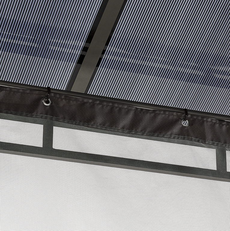 Pawilony ogrodowe - Pawilon Ogrodowy Aurora 300x360x260cm Wiata ogrodowa Corciano  (9)