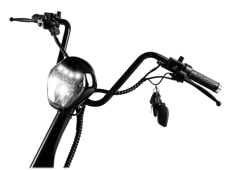 Skutery - Skuter elektryczny Hulajnoga czarna (7)