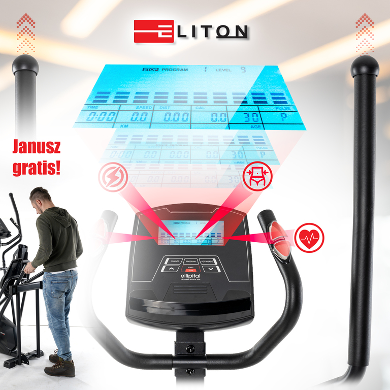 Orbitreki magnetyczne - Orbitrek Profesionalny elektromagnetyczny Golden  (9) Orbitreki magnetyczne - Orbitrek Profesionalny elektromagnetyczny Golden  (9)