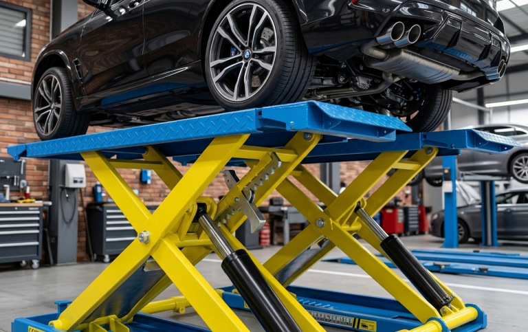 Motoryzacja - Corciano Podnośnik samochodowy mobilny nożycowy (4)