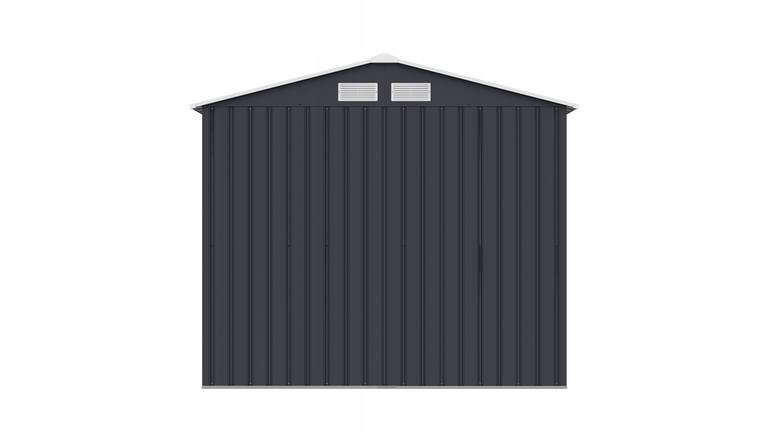 Domki / Garaże - Domek Narzędziowy Ogrodowy Garaż Metalowy 214x129x195cm M-A  (2)