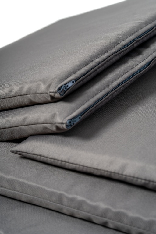 Zestawy ogrodowe - Zestaw Mebli Ogrodowych NAPOLI MIDI 8 Antracyt (8)