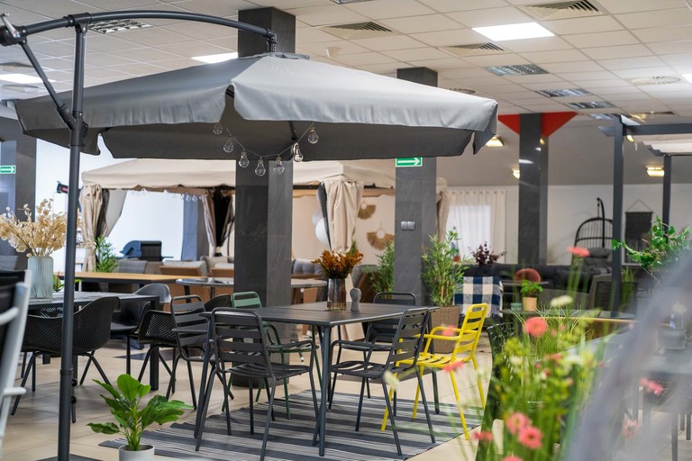 Parasole ogrodowe - Serwisowy Parasol ogrodowy WERONA składany 3.5 m DUŻY szary (9)