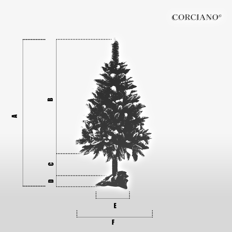 Choinki sztuczne - Choinka sztuczna świerk 180 cm (8)