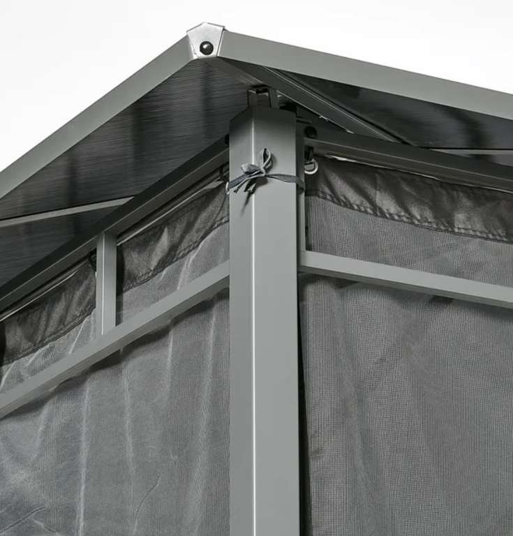 Pawilony ogrodowe - Pawilon Ogrodowy Aurora 300x360x260cm Wiata ogrodowa Corciano  (7)