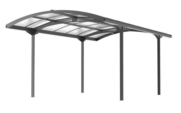 Domki / Garaże - Wiata Garażowa Carport Corciano 518 x 305 cm Aluminium poliwęglan  (9)