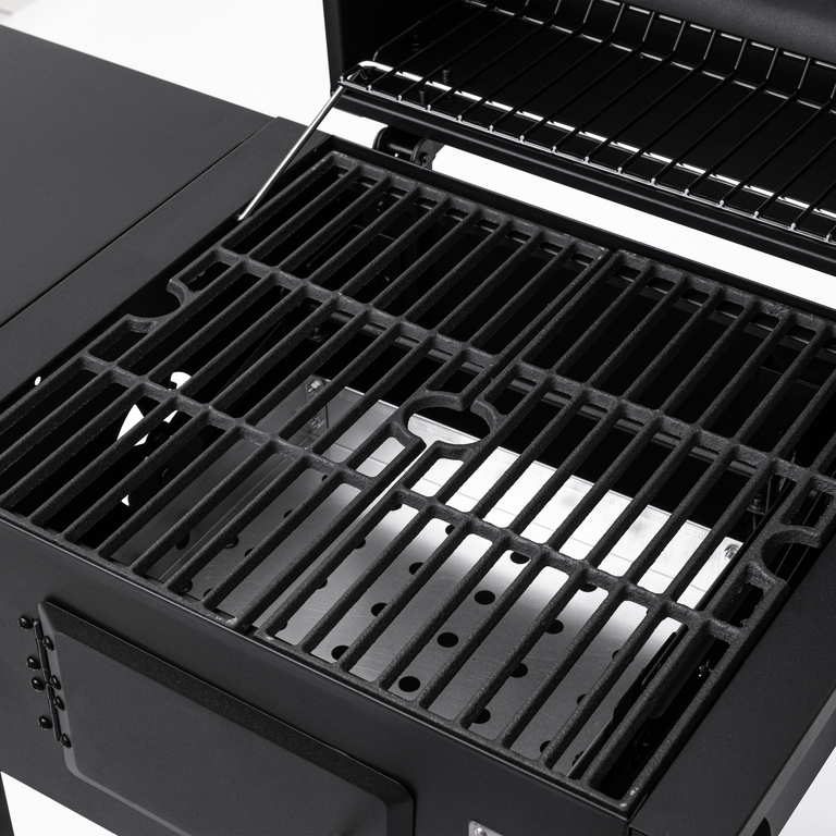 Grille - Grill ogrodowy węglowy ruszt żeliwny wózek ANGUL  SMART  (15)