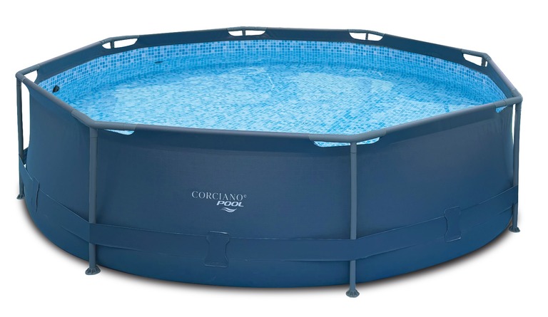 Baseny stelażowe - Basen Ogrodowy Corciano 300 x 76 cm Pompa Stelażowy (3)