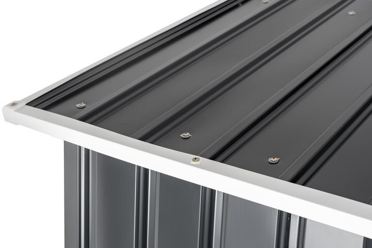 Domki / Garaże - Domek Narzędziowy Ogrodowy Garaż Metalowy 277x255x212cm M-C  (2)