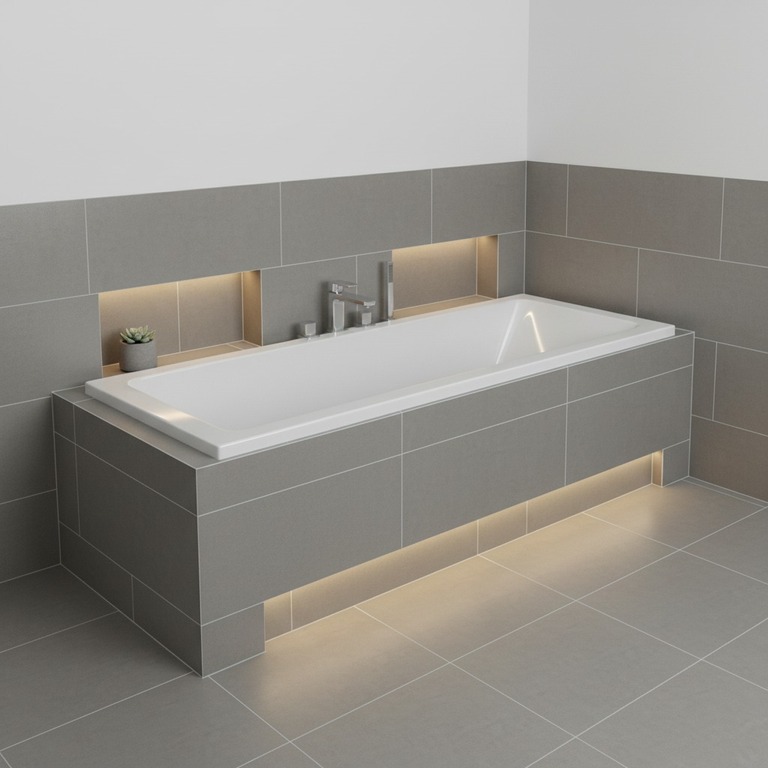 Wanny wolnostojące - Wanna Wkład biała SARA AKRYLOWA PRAWA/LEWA 170 (4)