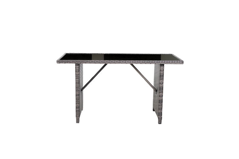 Meble ogrodowe - Zestaw Mebli Ogrodowych Natalia Zestaw Ogrodowy z technorattanu Narożnik Stolik Pufy  (11)