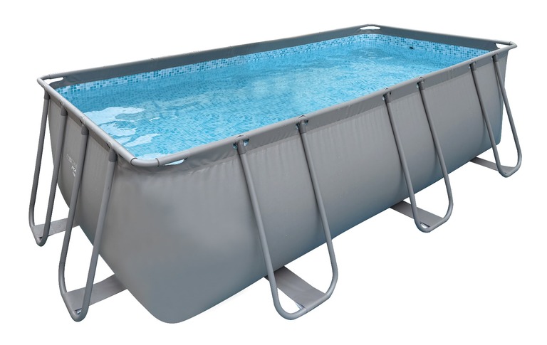 Baseny stelażowe - Basen Ogrodowy Corciano 400 x 200 x 99 cm Pompa drabinka + Pokrywa Stelażowy (3)