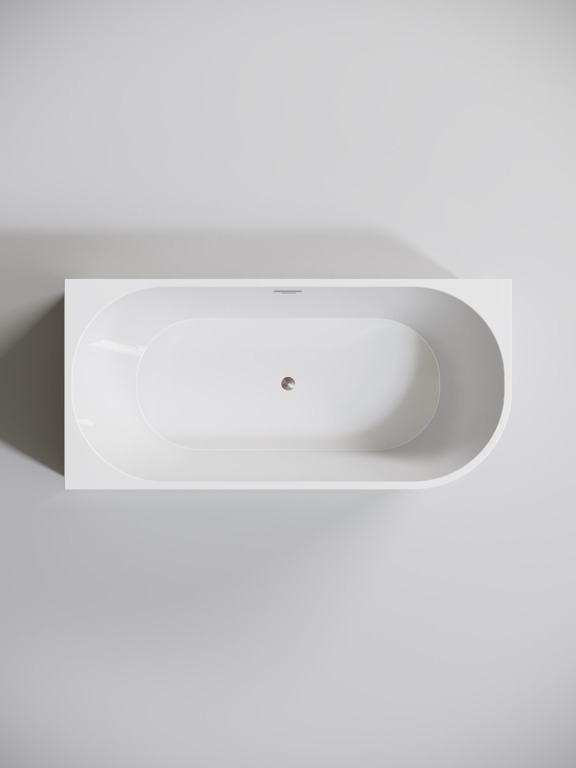 Wanny wolnostojące - Wanna wolnostojąca przyścienna NAROŻNA PULA LEWA 170 x 75 x 58 cm biała system przelewowy centralny (6) Wanny wolnostojące - Wanna wolnostojąca przyścienna NAROŻNA PULA LEWA 170 x 75 x 58 cm biała system przelewowy centralny (6)