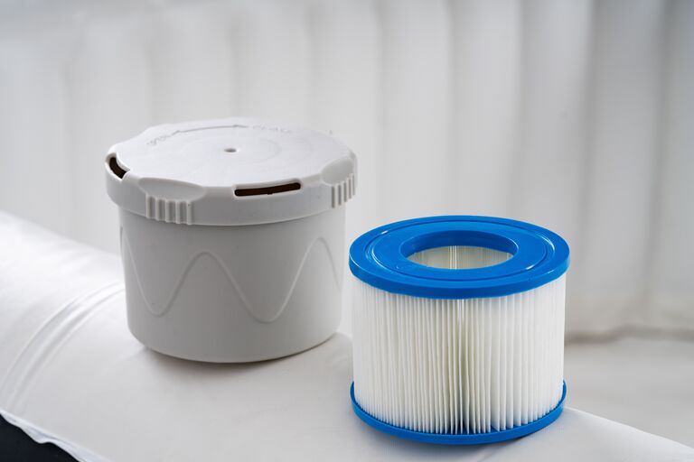 Jacuzzi ogrodowe - Jacuzzi Basen Ogrodowy Spa Corciano Kwadratowe 196 x 66 cm Hydromasaż (6)