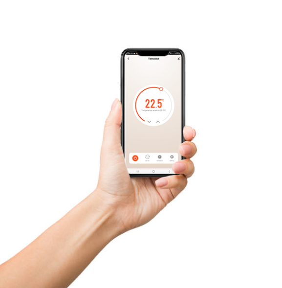 Panele grzewcze - Grzejnik na podczerwień 720 W Promiennik Czarny SZKŁO WiFI Pilot Panel (10)