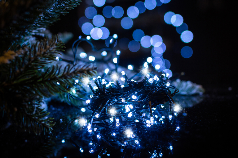 Lampki choinkowe - Lampki choinkowe 1000 led zimny biały efekt flesz 20% (4)