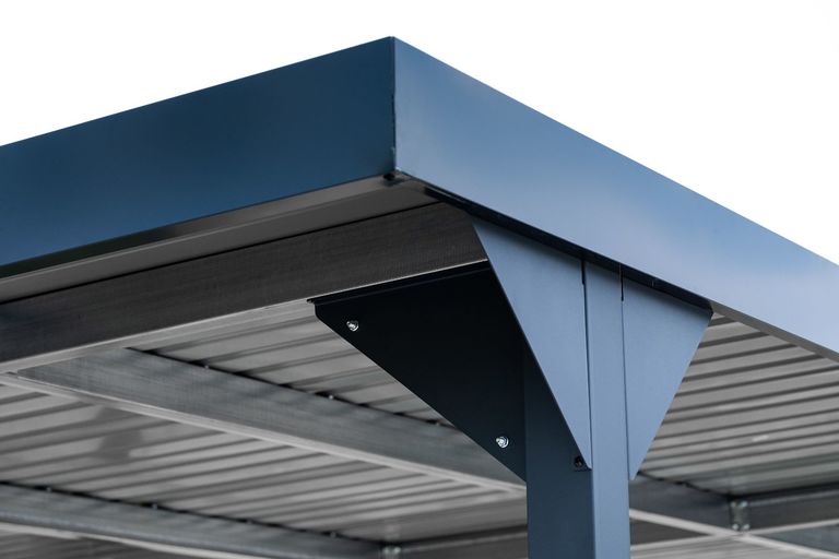 Domki / Garaże - Wiata samochodowa Carport 540 x 285 x 230 cm Garaż samochodowy (8)