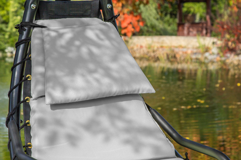 Meble ogrodowe - Huśtawka ogrodowa Oslo Antracytowa (9)