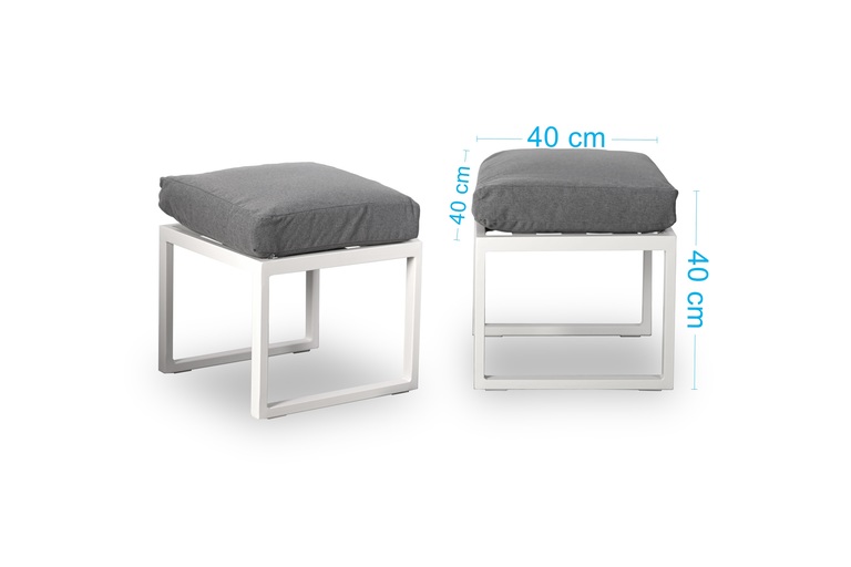 Zestawy ogrodowe - Zestaw Mebli Ogrodowych San Diego Aluminiowy  Zestaw Ogrodowy z Aluminium Narożnik Stolik Pufy  (5) Zestawy ogrodowe - Zestaw Mebli Ogrodowych San Diego Aluminiowy  Zestaw Ogrodowy z Aluminium Narożnik Stolik Pufy  (5)