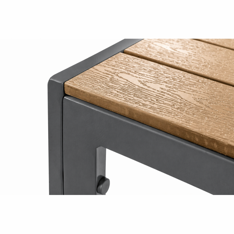 Ogród - ZESTAW OGRODOWY MEBLE OGRODOWE POLA STÓŁ KRZESŁA ALUMINIUM 6 osobowy (6)