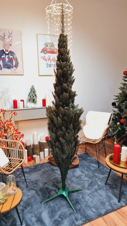 Choinki sztuczne - Choinka Sztuczna PREMIUM ŚWIERK KAUKASKI 220 cm (15)